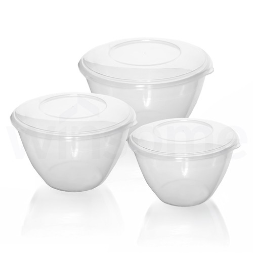 Pudding bowl set with lid - pudding,