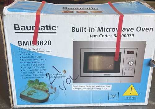 Baumatic bmis3820 built - baumatic,