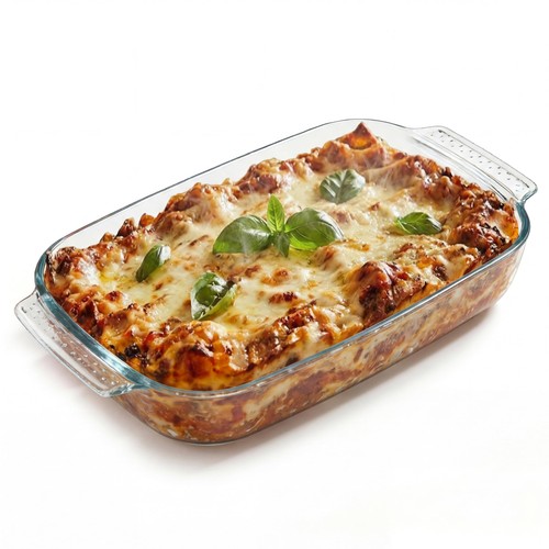 Glass baking dish 7 - glass, quart